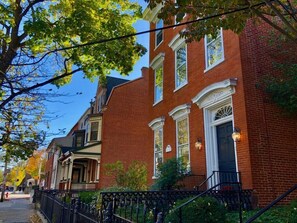 Tree Lined Streets on Historic Block