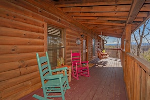 Great views off the front porch!