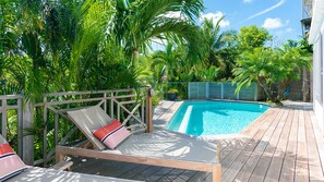 Enjoy time on the Pool Deck with our private, heated pool.