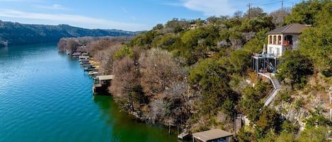 Lake (Aerial View) - Walker Luxury Vacation Rentals