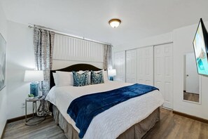 King sized bed for your comfort!