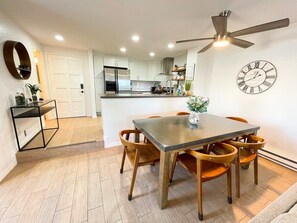 Kitchen and dining area