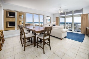 Dining and living area view - A lovely view - one that you will want to return to again and again