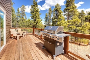 Grill a meal on the front deck!