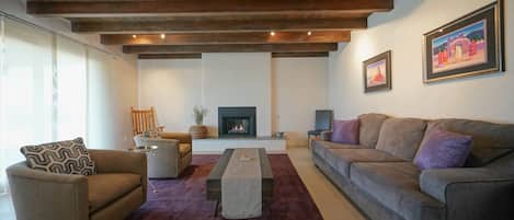 Pueblo Estate - a SkyRun Santa Fe Property - Living Room