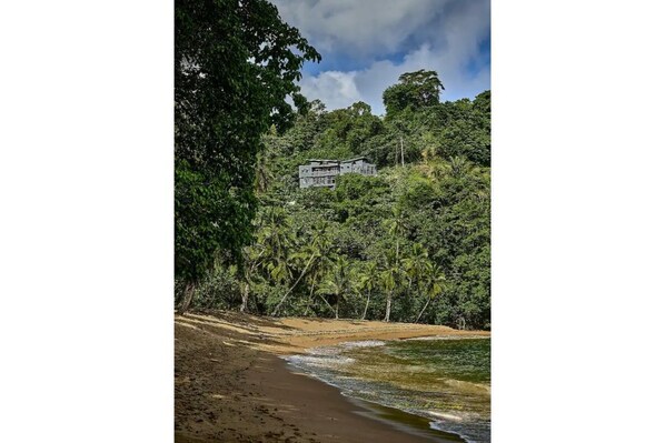 Villa Escalante as seen from Englishman’s Bay. 