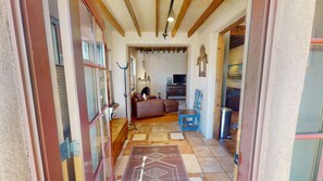 Welcoming entry way into Casita Madera