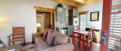 Open floor plan living room and kitchen