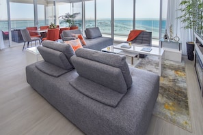 Living room side view
