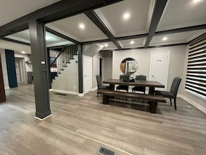 open concept layout that is great for entertaining
