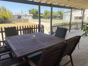 Outdoor dining