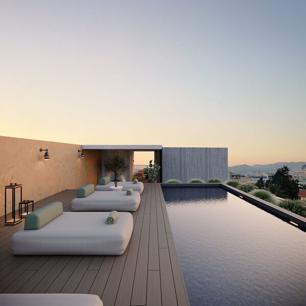 Takterrasspool