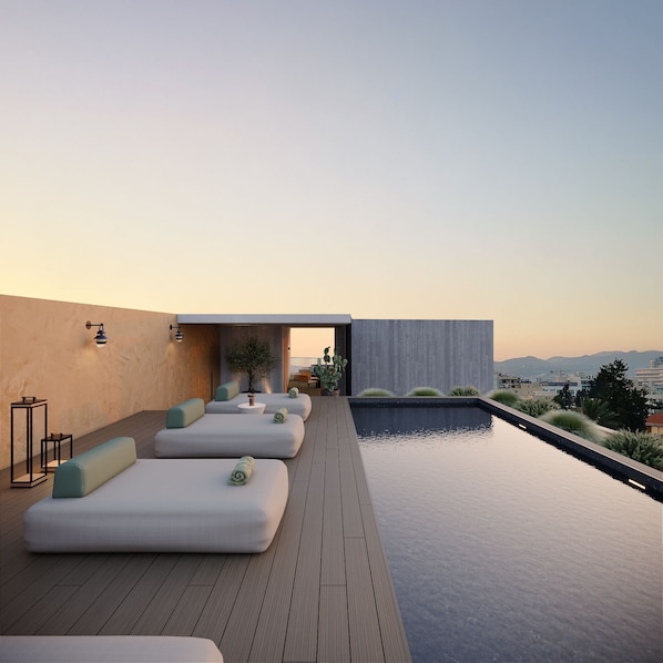 Takterrasspool