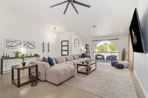 Huge Living Room with Plenty of Space to Unwind