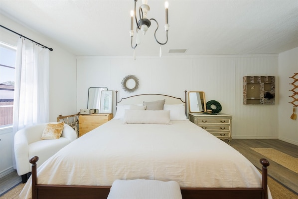 Sleep Here ..King Linen Luxury bedding, Farm House Charm