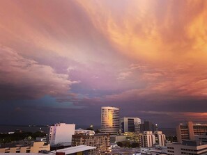 Sunset view from the balcony 