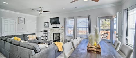 Hampton Vacation Rental | 2,000 Sq Ft | 4BR | 2.5BA | Stairs Required