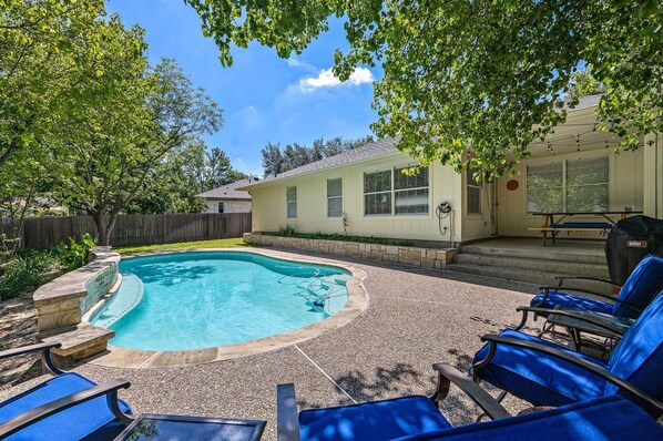 Guest Love the Partial Shaded Pool w/ Seating