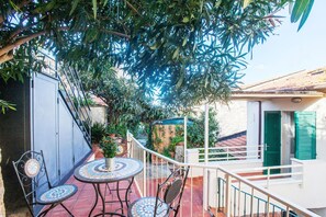 Private outdoor space of the apartment