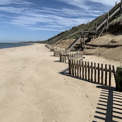 looking down Private Beaches