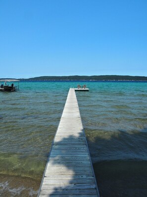 OVERALL:  The huge dock that extends way out into Crystal Lake.