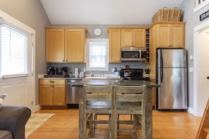 Dedicated dinning in open living area