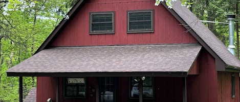 Little Red Cabin In The Woods