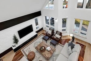 Living Room from upper balcony