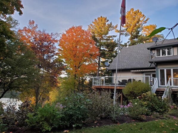 View of the house from west garden