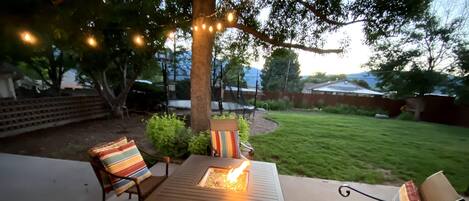 Chilly Colorado nights are great around the fire pit.