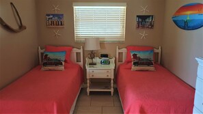 Two twin beds