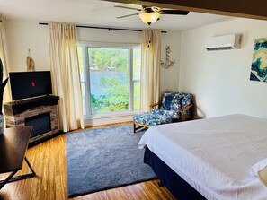 "Master" King Room with picture lake view