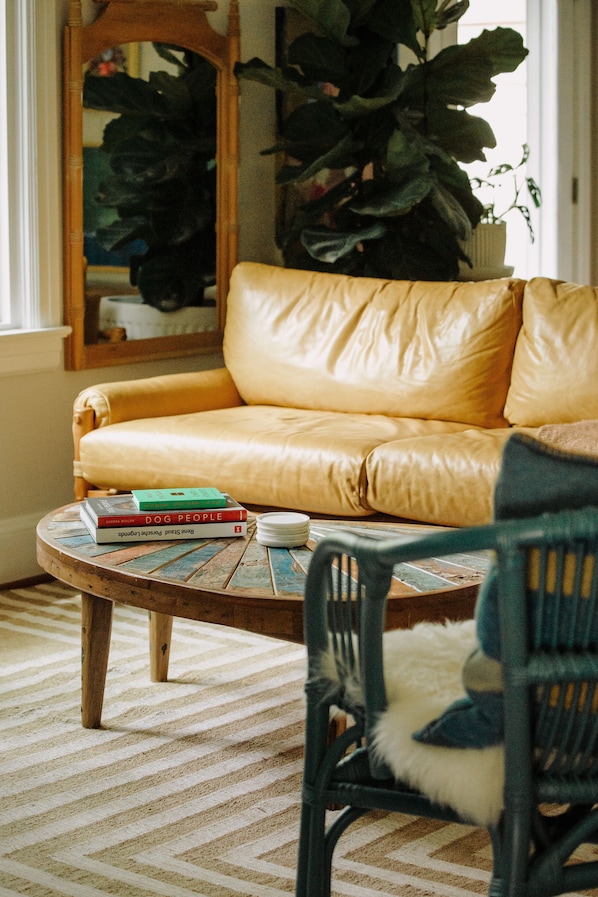 cozy up on the Anthropologie couch with coffee & a good book 
