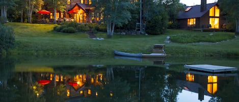 Main House, Two quest houses, lake on property, river running through property