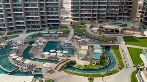 Phase 2 pool area view from condo patio