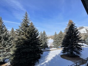 Blick von der Unterkunft