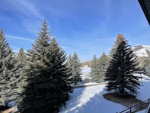 Blick von der Unterkunft