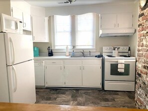 fully stocked kitchen perfect for extended stays and travel nurses