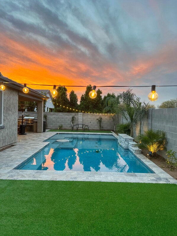 Elegant Oasis resort style pool