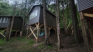 Cabin #2 from the "backyard" in summer.