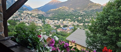 Vue de la terrasse été