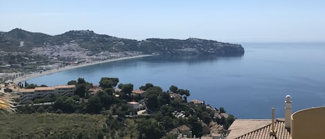 Vue sur la plage/l’océan