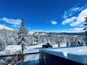 Winter view from Snowshoe Lodge