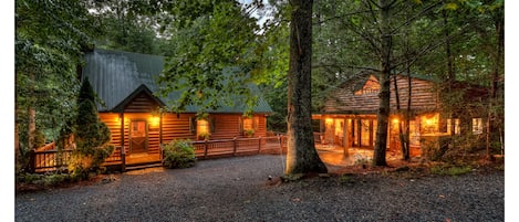 Hidden in the North Georgia Mountains. Located on a beautiful rushing stream.