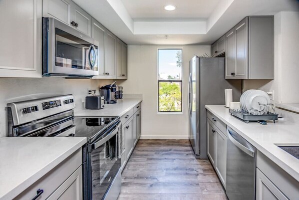 Modern clean kitchen