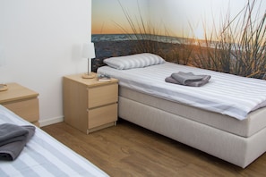 Blick ins 1. Schlafzimmer
