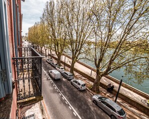 Blick von der Unterkunft