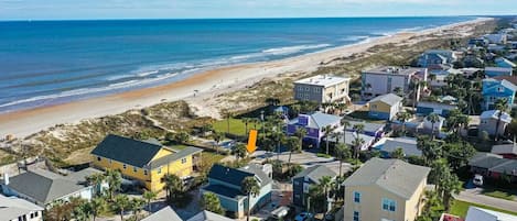 Enjoy being steps away from the white sands of St. Augustine Beach!