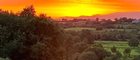 Sunset from the balcony