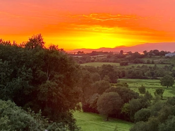 Sunset from the balcony